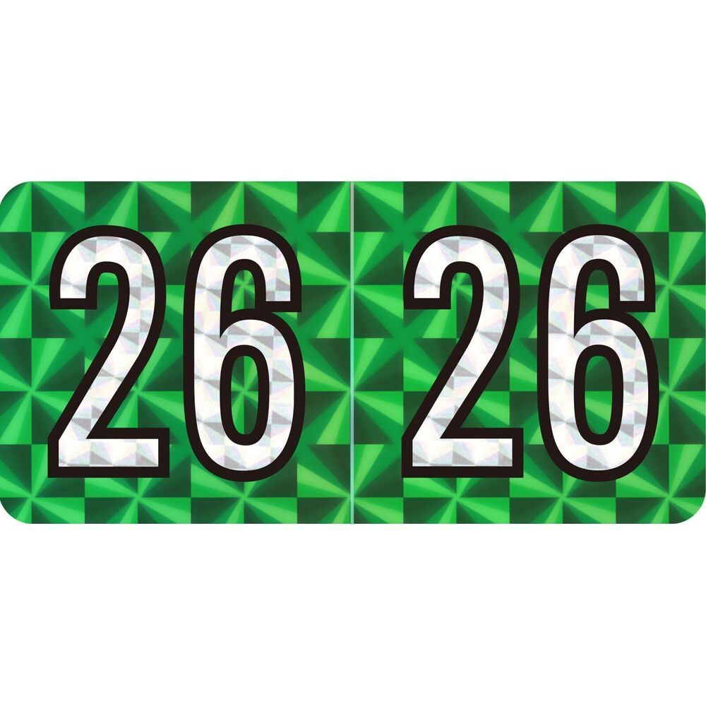 9955 2026 Year Stickers, 500 Pcs File Folder Labels Self Adhesive 3/4" x